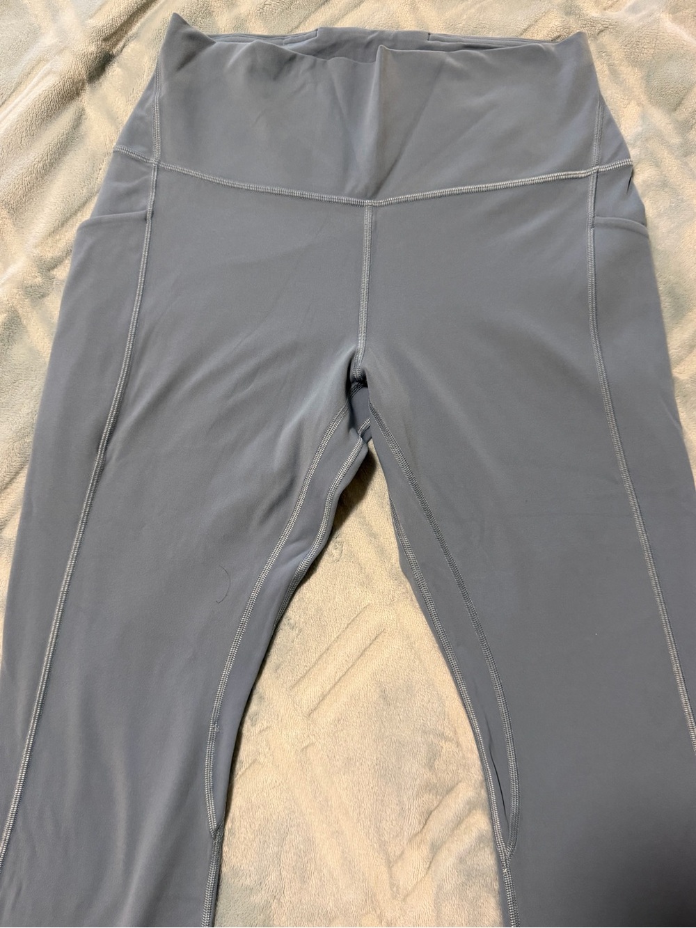 lululemon athletica Align High-Rise Crop Capris - Utility Blue with pockets 25”